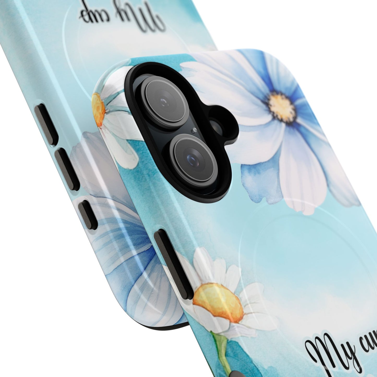 My Cup Overflows Psalm 23:5 | Inspirational Gift, Tough iPhone Magnetic Case | Scripture, Bible Verse, MagSafe® iPhone® Tough Case, iPhone 14, iPhone 15, iPhone 16, Pro, Pro Max, Plus,