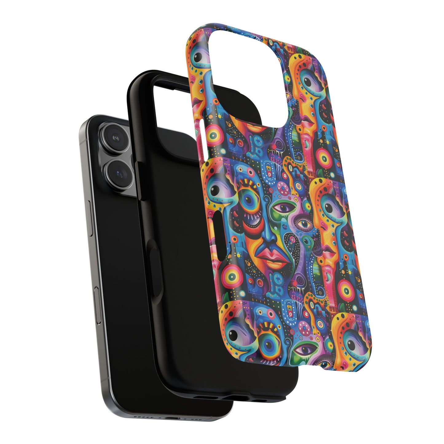 Psychedelic Visions Tough iPhone Magnetic Case - Unique Art iPhone Cover