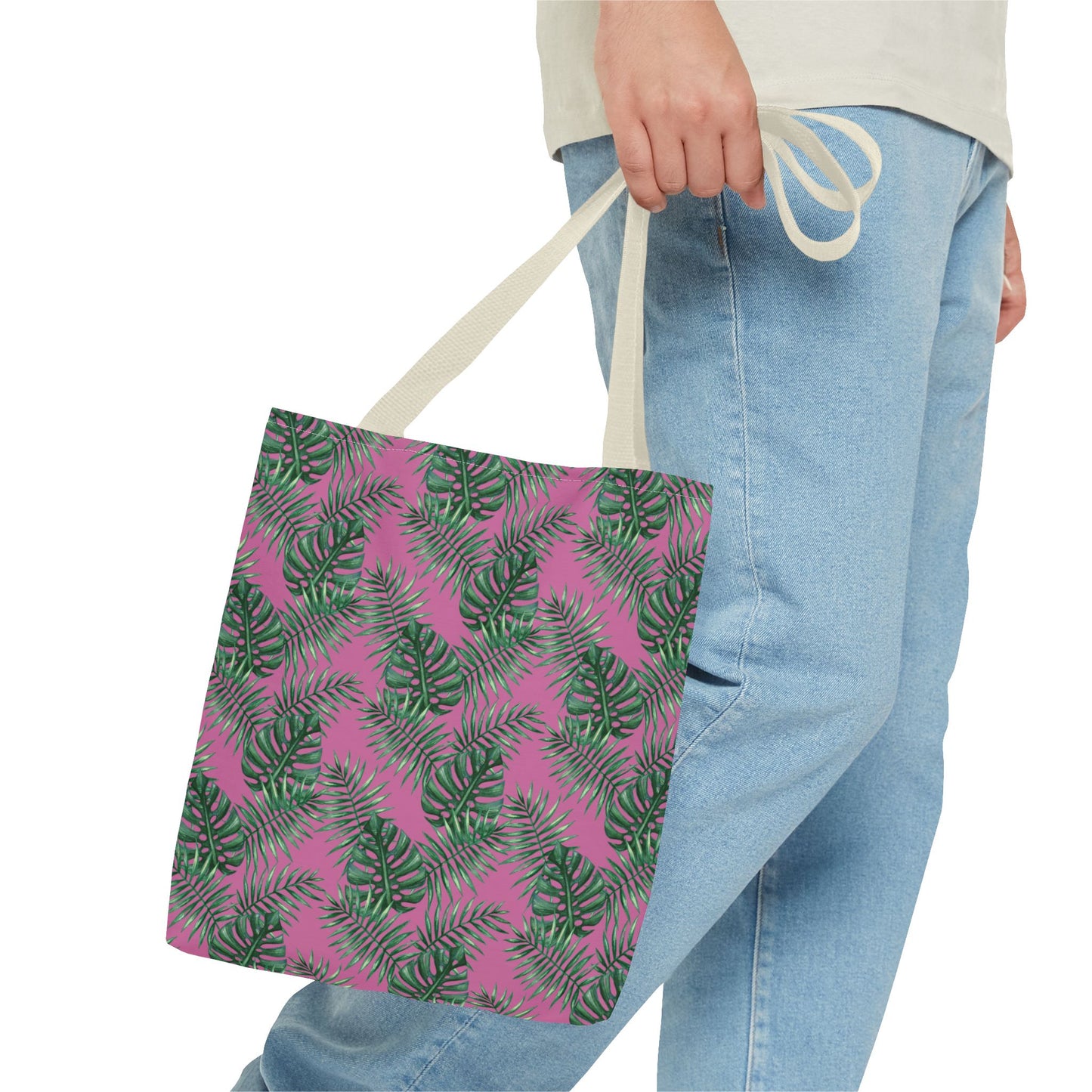 Pink Tropical Bliss Tote Bag