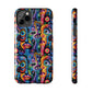 Psychedelic Visions Vibrant Art iPhone and Samsung Phone Case - Stylish Tough Case for Artists & Creatives.