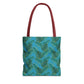 Turquoise Tropical Bliss Tote Bag