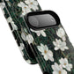 Midnight Magnolia Tough iPhone Magnetic Case, Stylish Stained Glass iPhone Protection, Nature Lover Gift, Spring Vibes