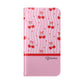 Personalized Cherry Blossom Dreams Flip iPhone and Samsung Cases — Wallet Folio with Name & Affirmation.