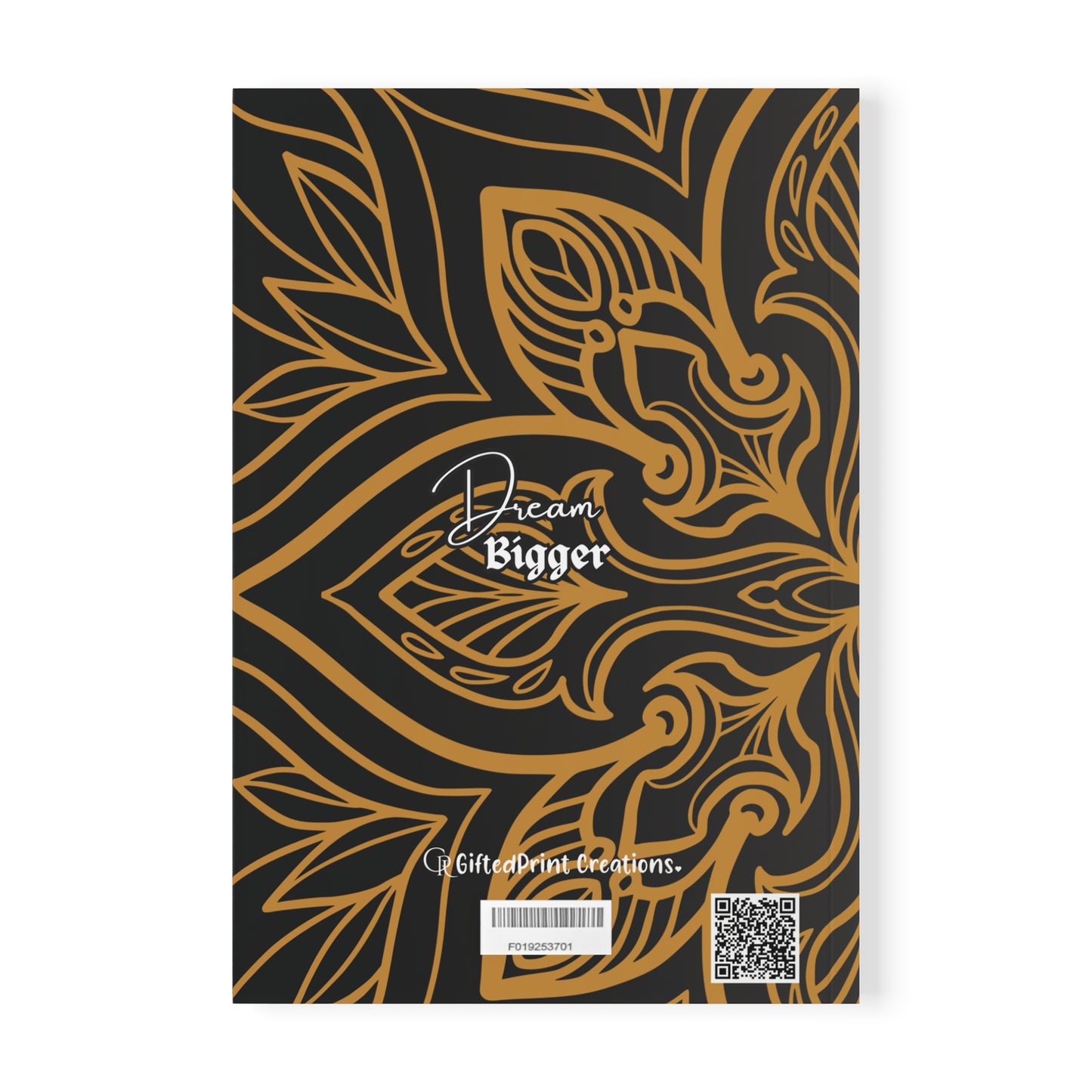 Stylish A5 Notebook, Inspirational Journal, Ideal for Stationery Lovers, Note-Taking, Gift for Students, Dream Bigger Design