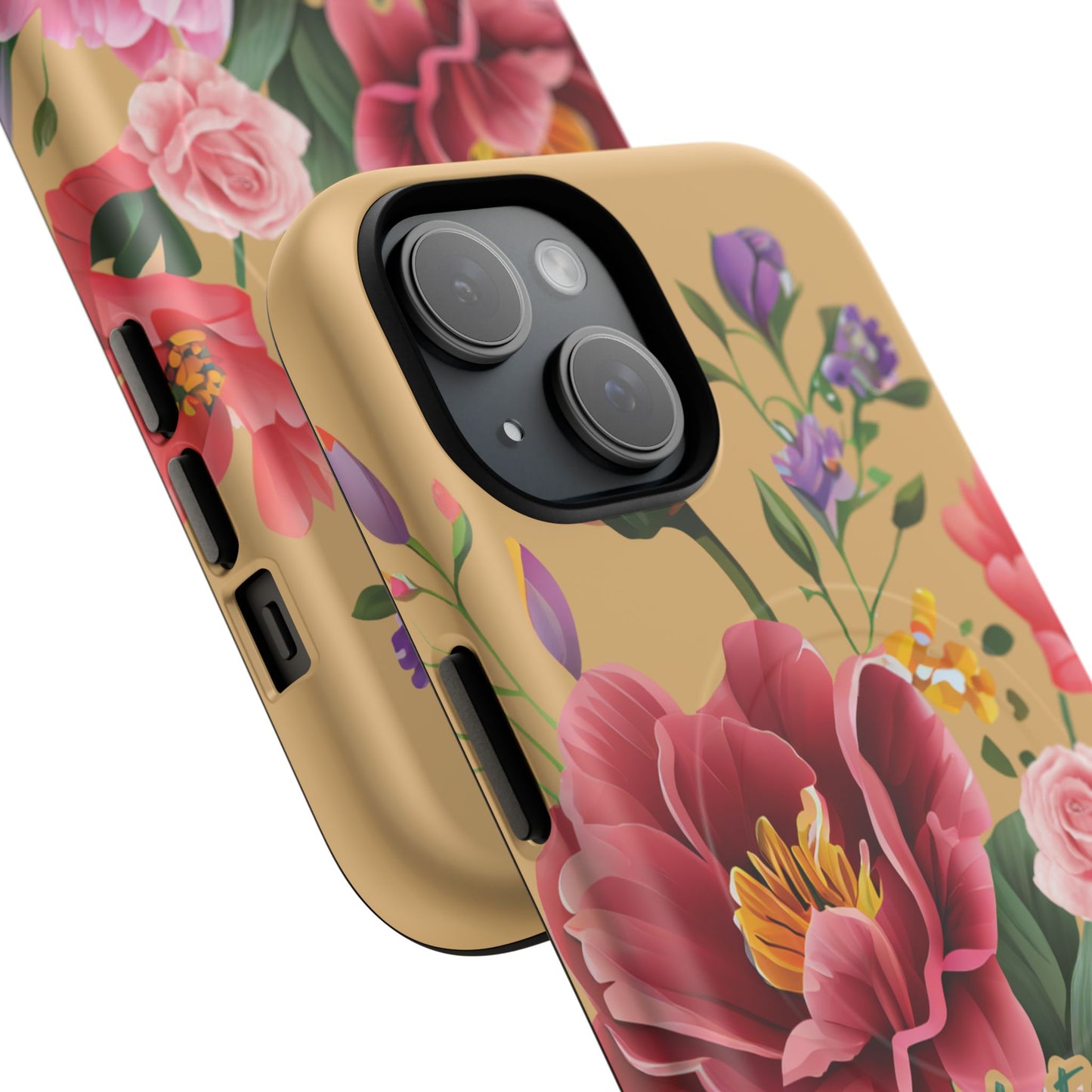 Let your Light Shine Matthew 5:16, Inspirational Gift, Tough iPhone Magnetic Case Scripture, Floral Bible Verse, MagSafe® iPhone® Tough Case, iPhone 14, iPhone 15, iPhone 16, Pro, Pro Max, Plus.