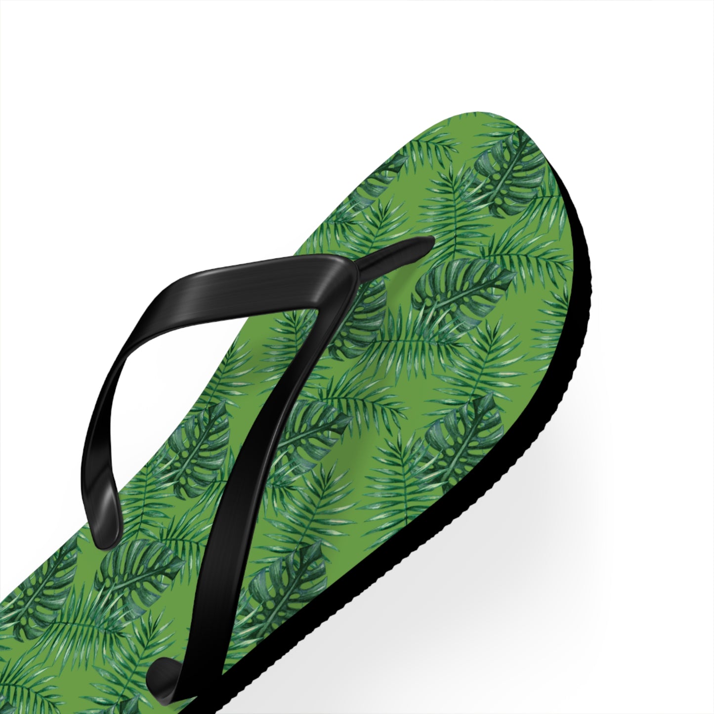 Green Tropical Bliss Flip Flops