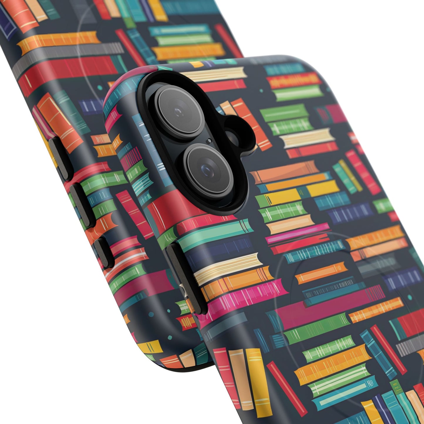 Colorful Book-Themed Phone Case, Literary Gift, Tough Magnetic Case, Book Lover’s Accessory, Phone Protection, Reading Enthusiast