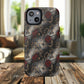 Elegant Floral Tough iPhone Magnetic Cases, iPhone Protection, Unique iPhone Covers, Stylish Mobile Accessories, Gift for Her