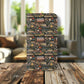 Book Stack Floral Flip iPhone and Samsung Phone Case — Vintage Library Wallet Cover.