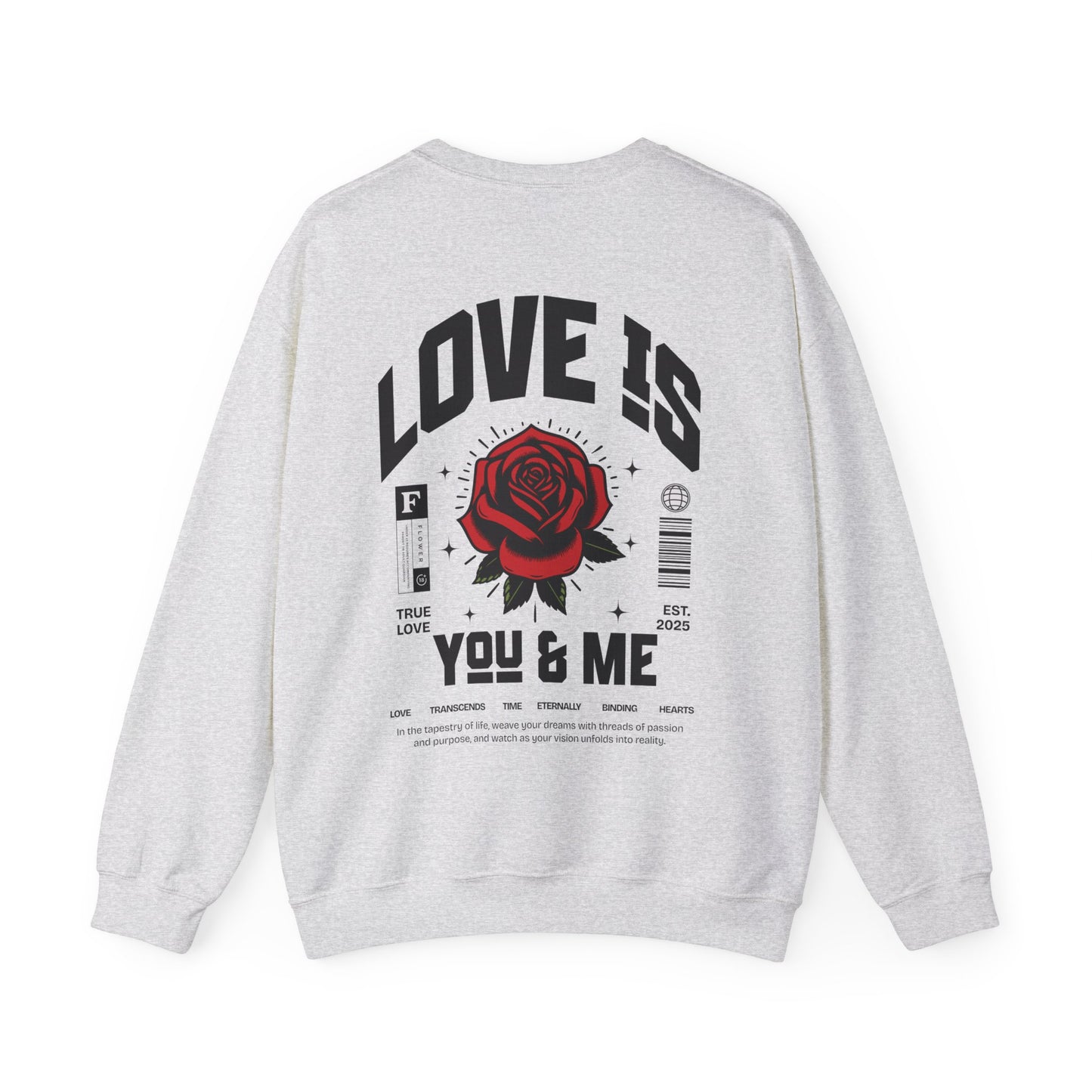 You and Me Valentines Unisex Heavy Blend™ Crewneck Sweatshirt.