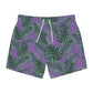 Purple Tropical Bliss Swim Trunks (AOP)