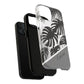 Personalized Monochrome Monstera Tropical Phone Case - Tough Magnetic MagSafe® Cases, Gifts for Nature Lovers, Stylish Phone Accessories, Gifts for Her.