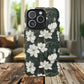 Midnight Magnolia Tough iPhone Magnetic Case, Stylish Stained Glass iPhone Protection, Nature Lover Gift, Spring Vibes
