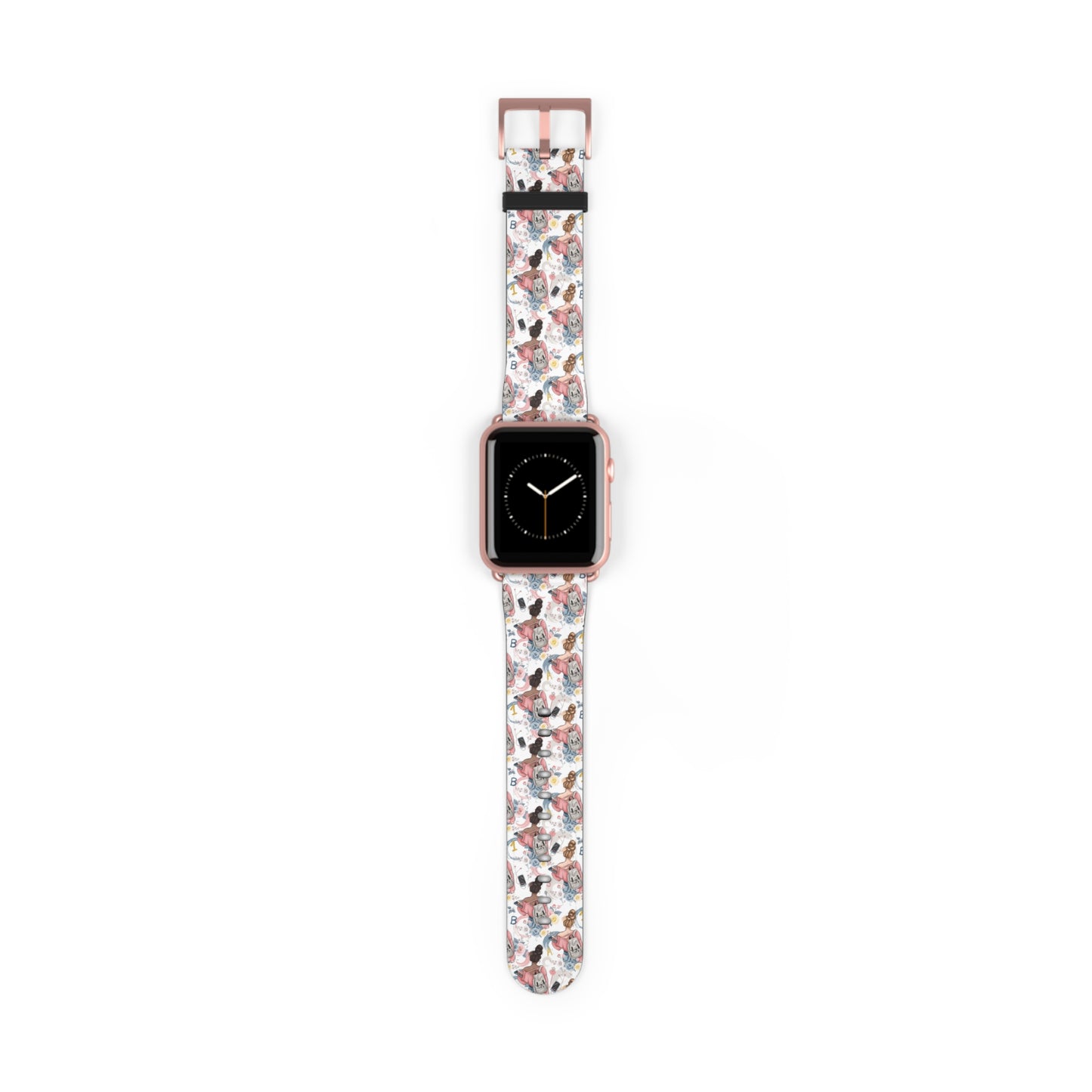 Study Chic Floral Watch Band | Stylish Accessory for Everyday Wear & Gifts.