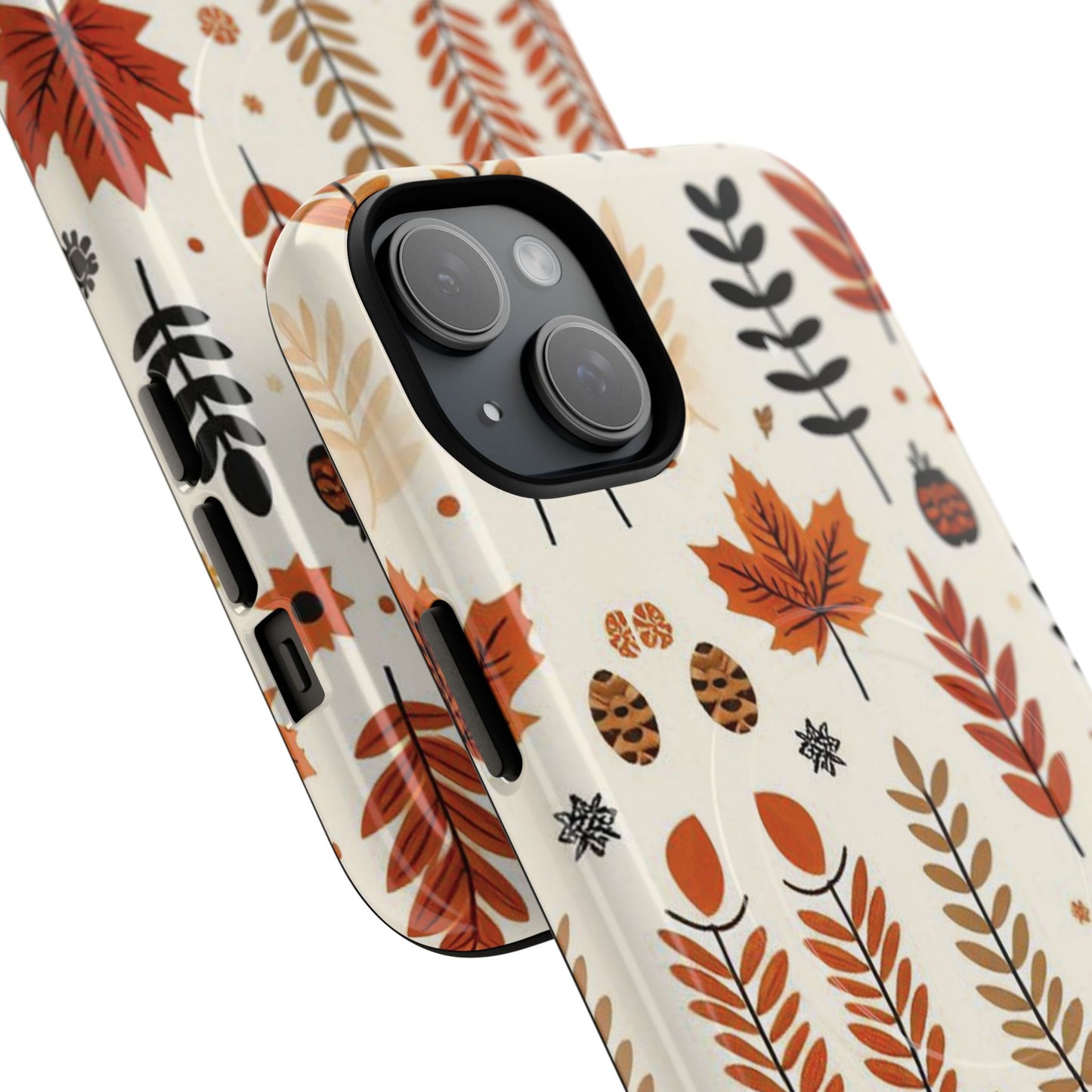 Autumn Whimsy Woods Tough iPhone Magnetic Case, Autumn iPhone Cover, Seasonal iPhone Accessories, Cute Gift for Fall Lovers, Nature-Inspired Design