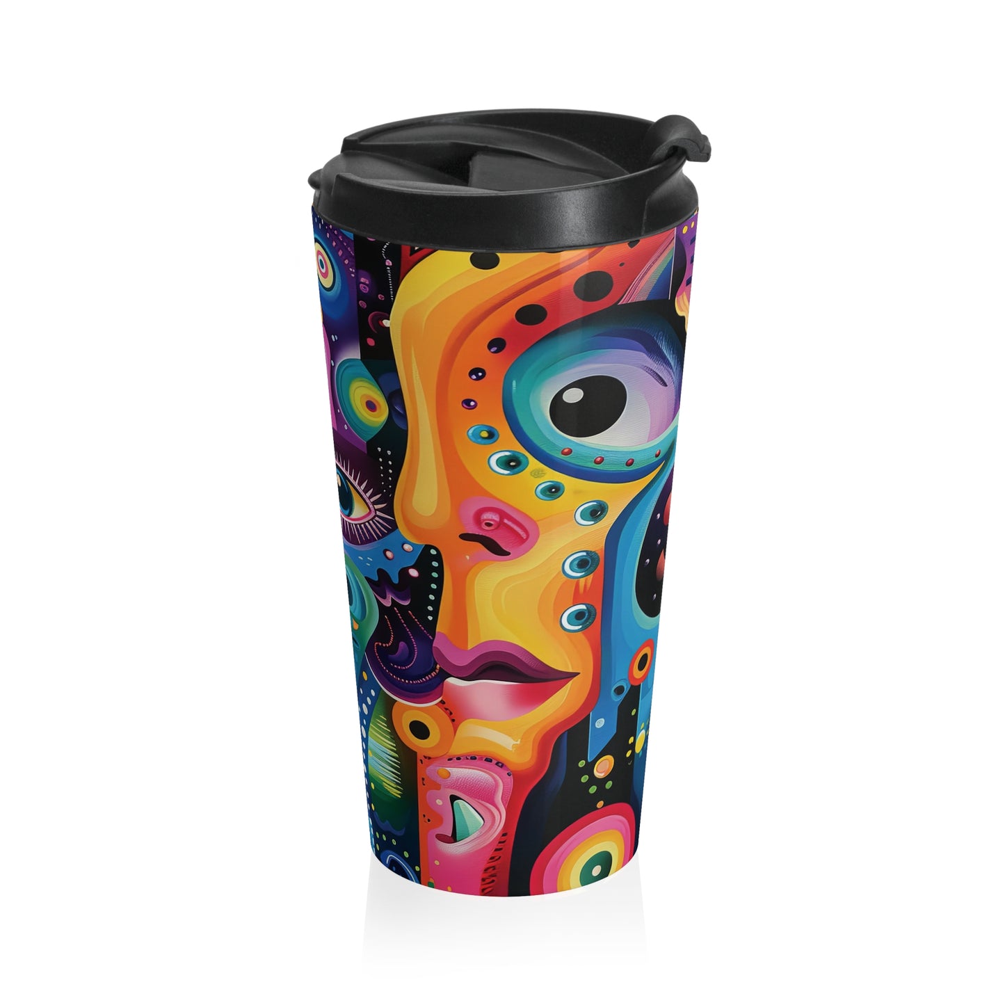 Psychedelic Visions Stainless Steel Travel Mug