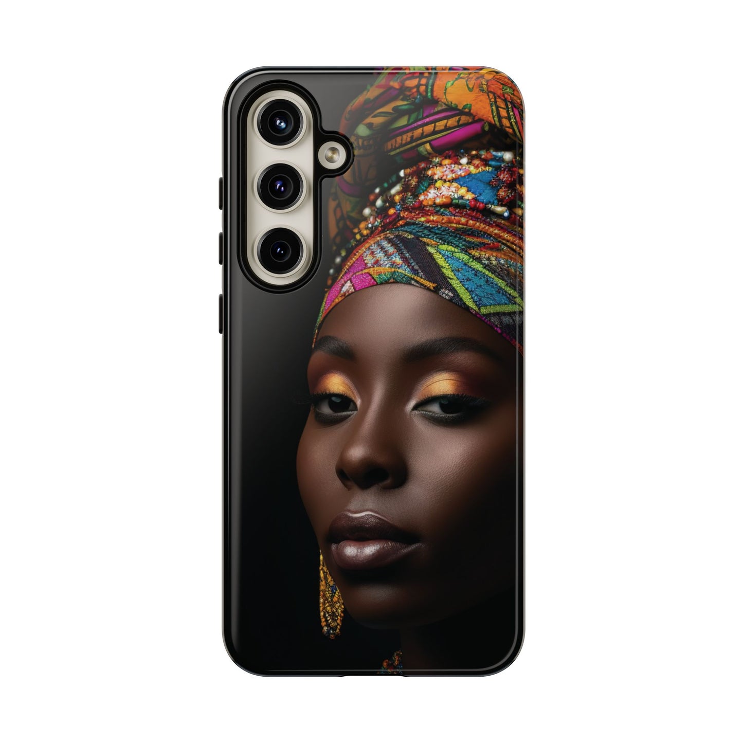 Regal Reflections: African Majesty Tough Google Pixel, iPhone and Samsung Cases.