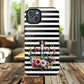 Striped in His Glory iPhone Case, Tough Magnetic Phone Protector, MagSafe iPhone Cover, Durable Case for Everyday Use, Gift for Nature Lovers, Vibrant Design.