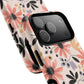 Stylish Soft Petal Noir iPhone Case, Floral iPhone Accessory for Her, Tough iPhone Magnetic Cases, Trendy iPhone Cover, Gift for Friends, Summer Vibes