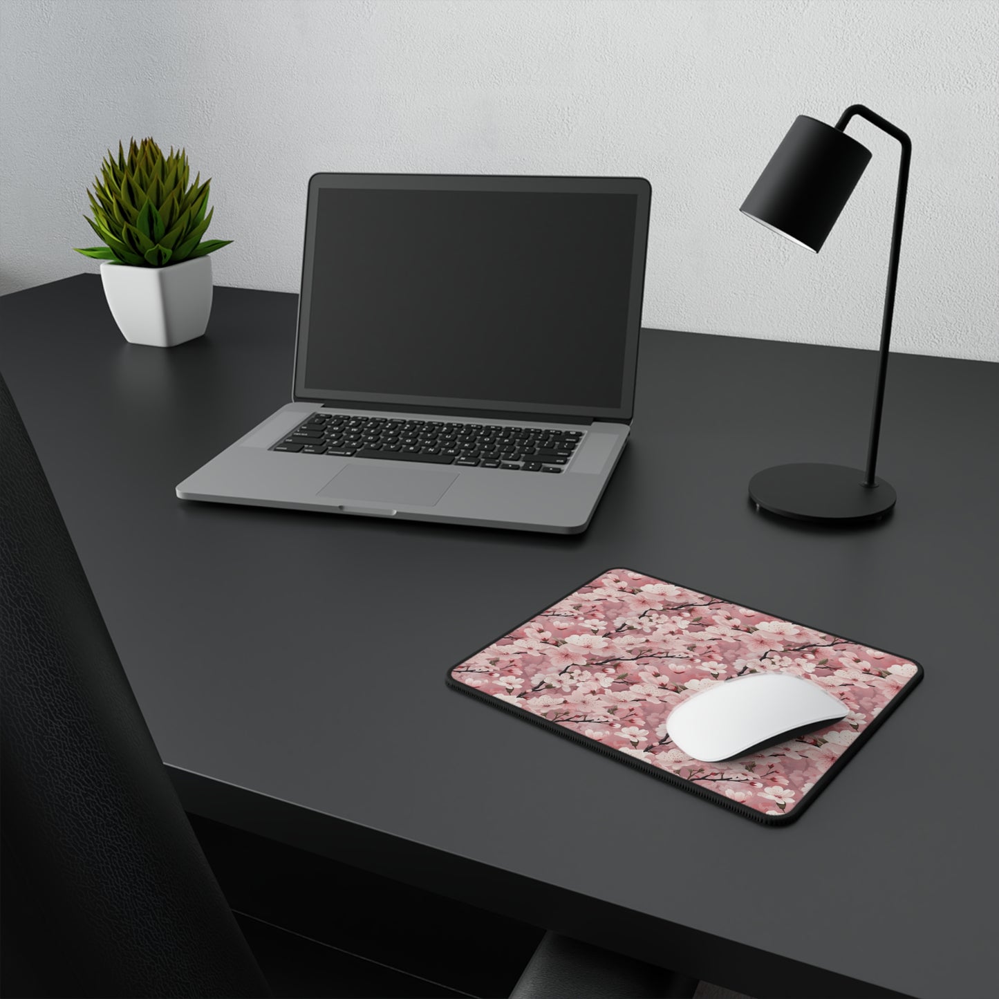 Cherry Blossom Floral Floral Non-Slip Gaming Mouse Pad - For Comfort and Style in Gaming
