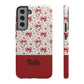 Personalized Rosette Coquette Floral Bow iPhone and Samsung Impact-Resistant Case — Custom Name Case