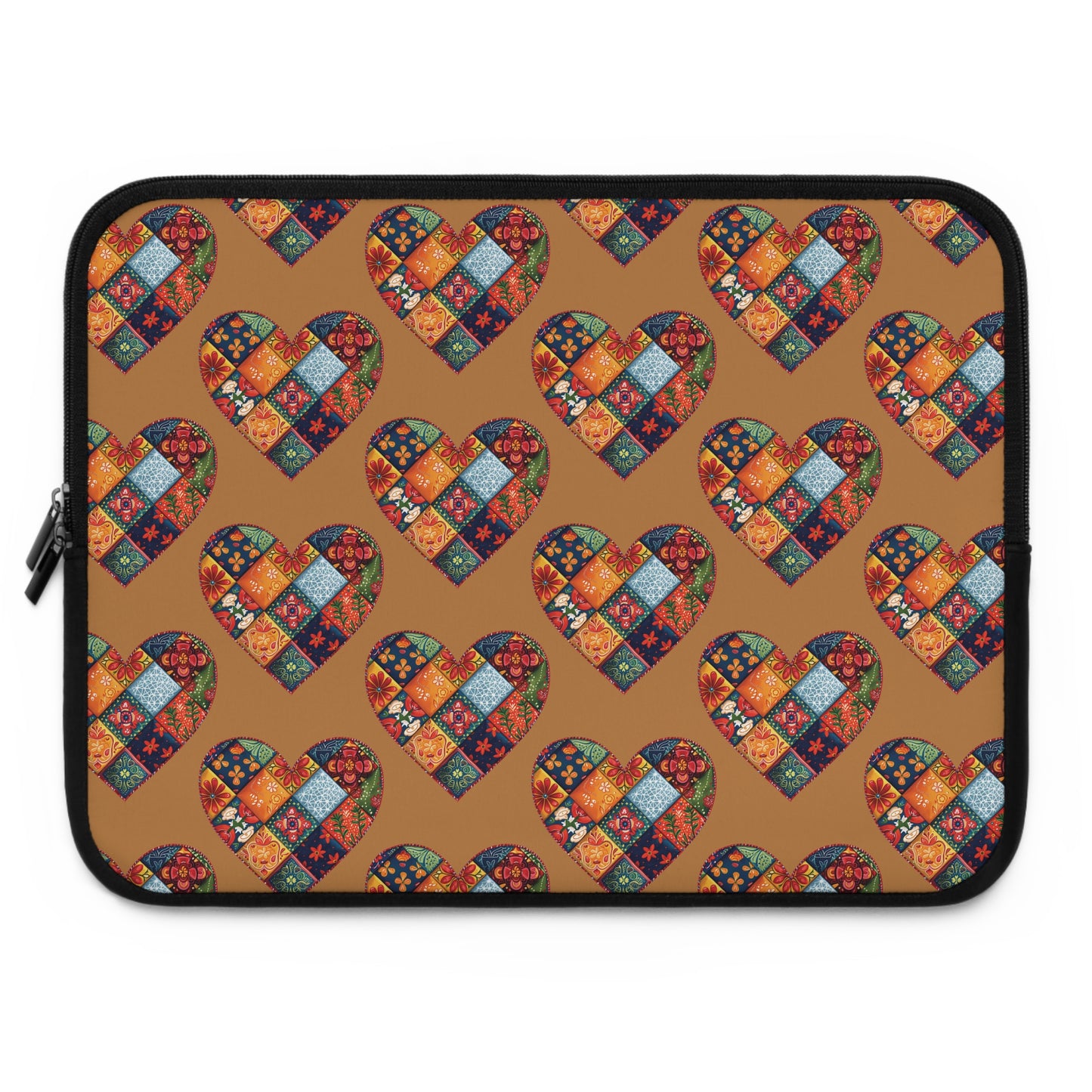 Patchwork Hearts Laptop Sleeve