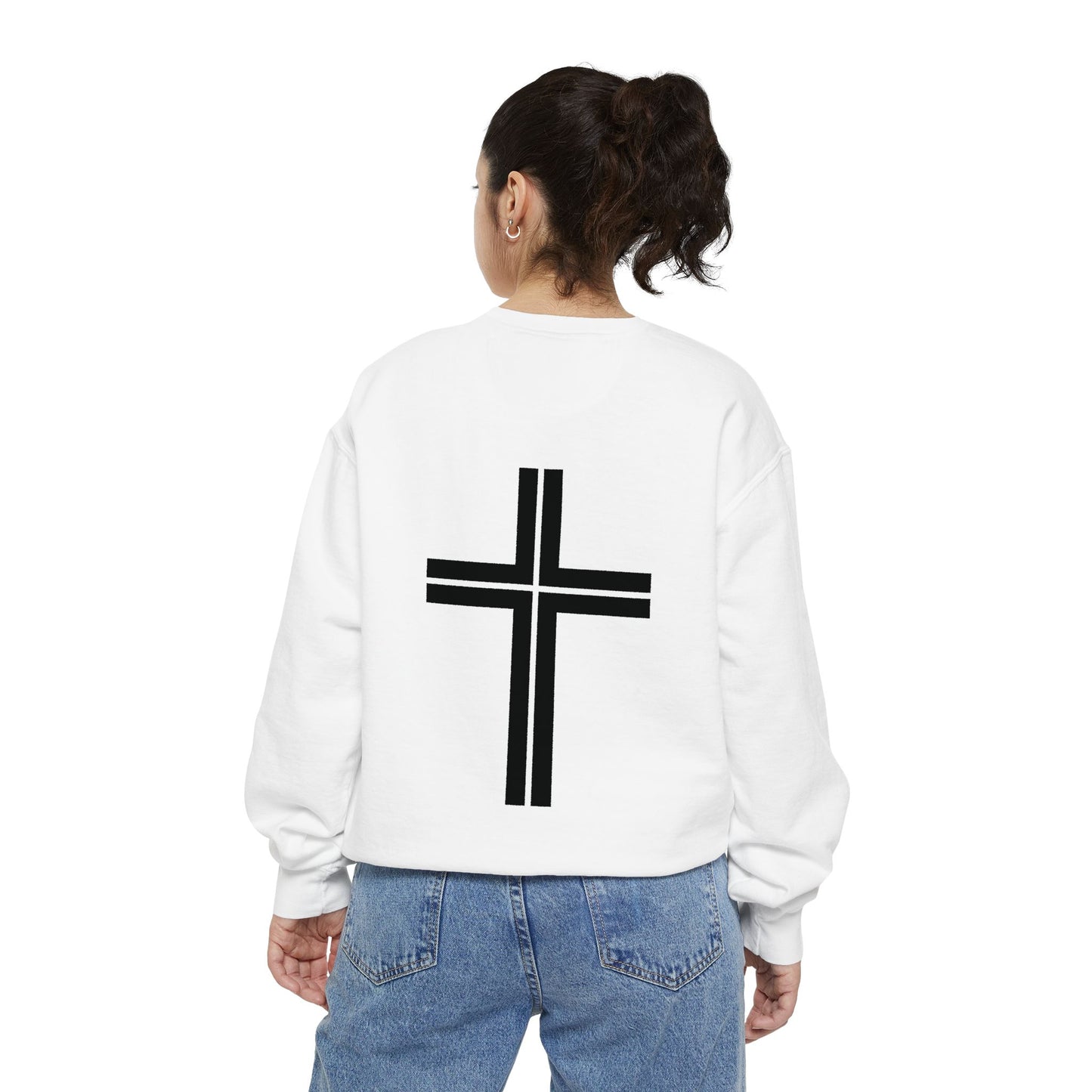 JESUS Unisex Comfort Colors Garment-Dyed Sweatshirt