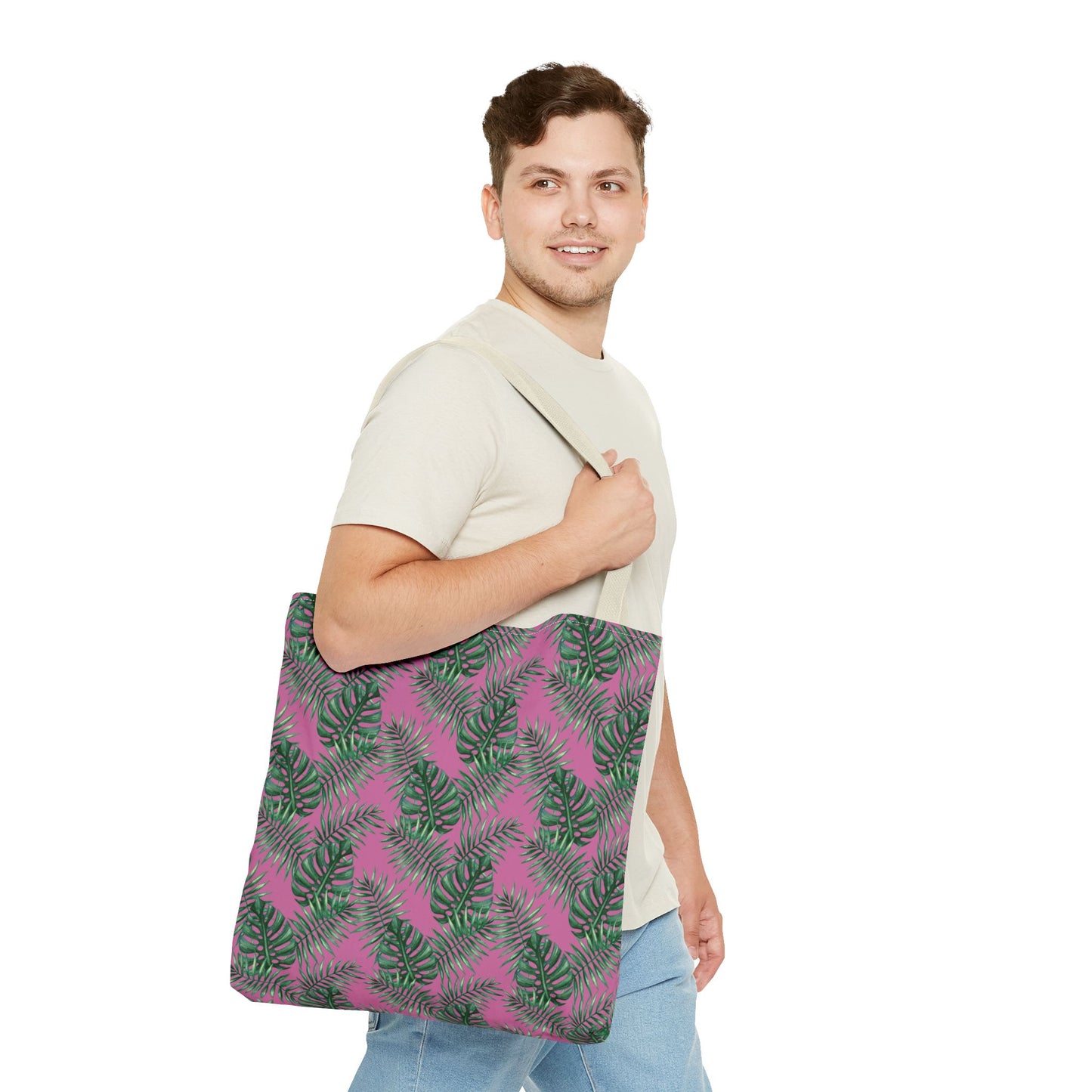 Pink Tropical Bliss Tote Bag