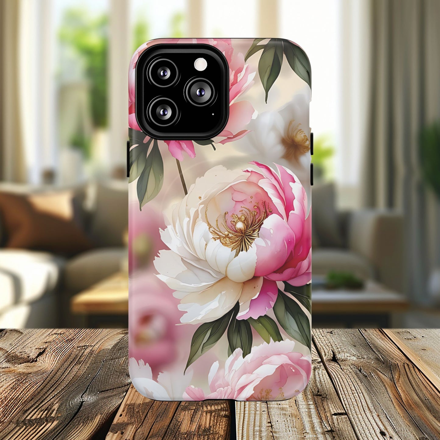 Blooming Petals Tough Magnetic Phone Cases, Elegant Phone Cover, Durable Case for Flower Lovers, Phone Accessories