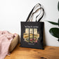 Inspirational Cotton Canvas Tote Bag - 'True Story, He's Not Here!'