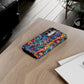 Psychedelic Visions Vibrant Art Google Pixel, iPhone and Samsung Phone Case - Tough Cases for Creative Souls