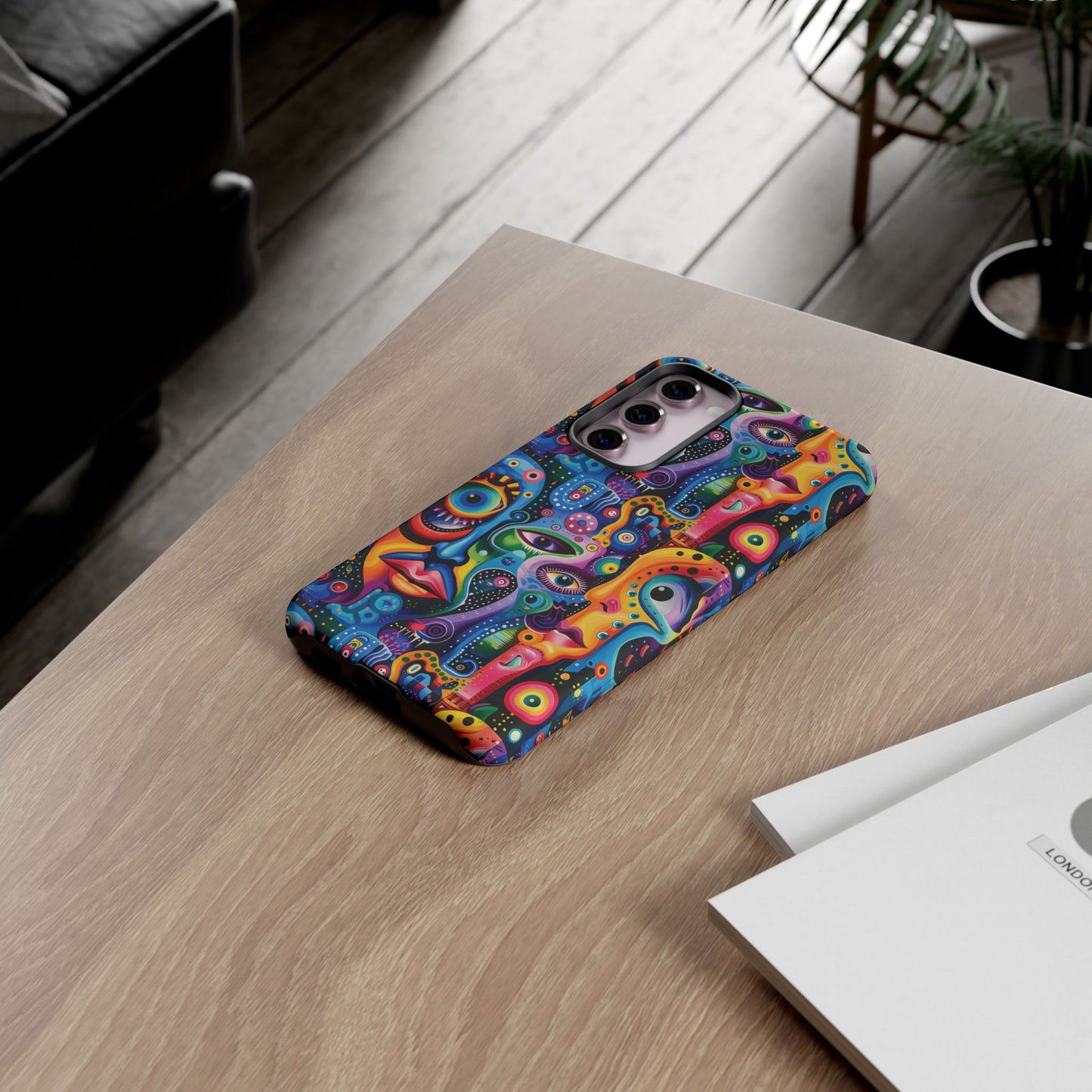 Psychedelic Visions Vibrant Art Google Pixel, iPhone and Samsung Phone Case - Tough Cases for Creative Souls