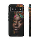 Regal Reflections: African Majesty Tough Google Pixel, iPhone and Samsung Cases.