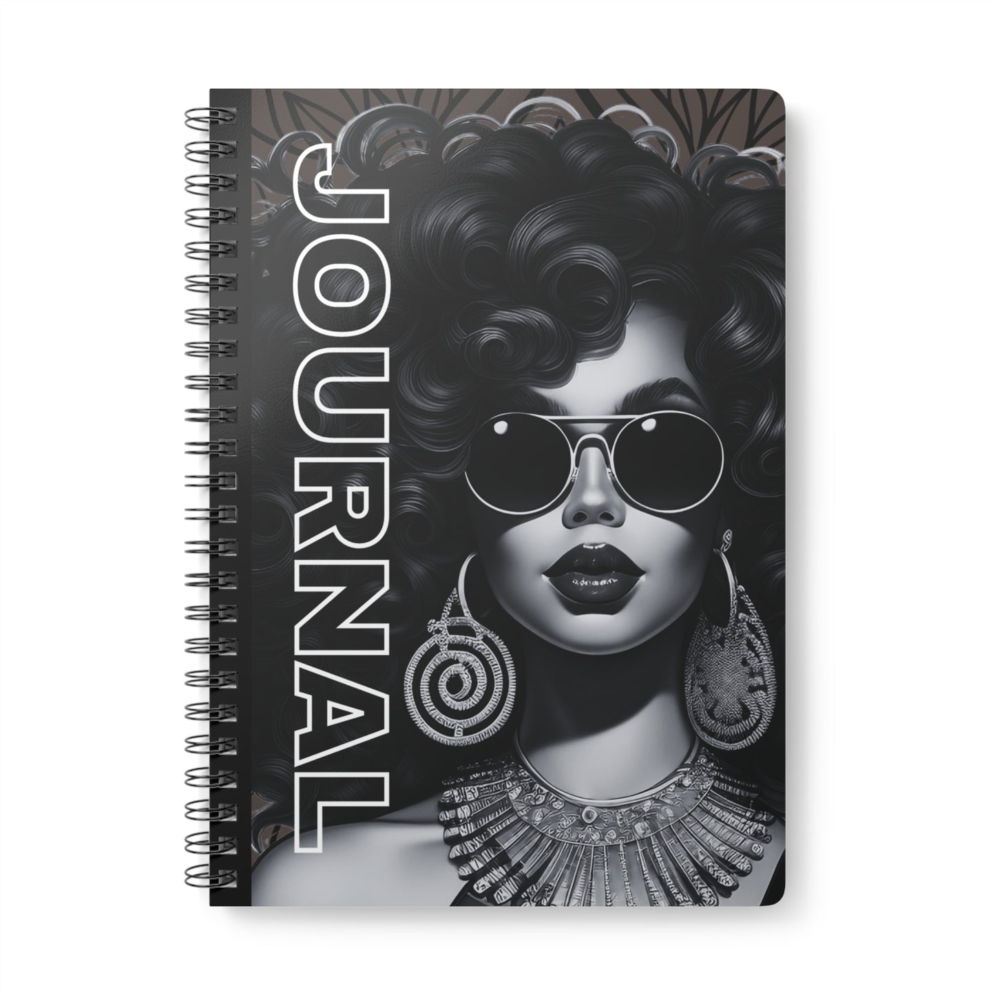 Stylish Wirobound Softcover Notebook | A5 Journal, Creative Writing, Sketchbook, Gift for Her, Inspirational Quotes