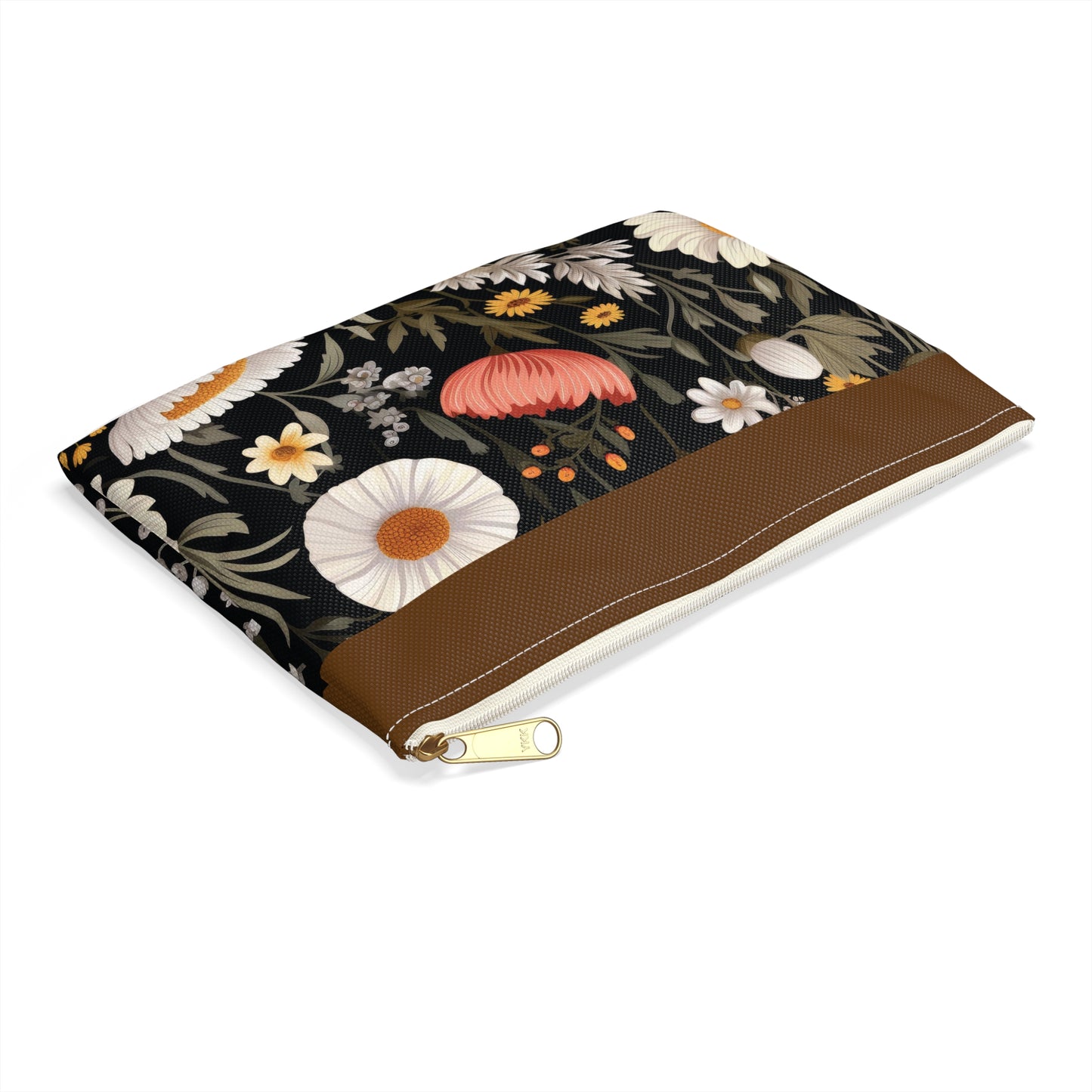 Blossom Elegance: Noir Garden Accessory Pouch