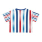 Patriotic Pride Crop Tee (AOP)