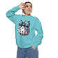 Polka Dot Pumpkin Charm Unisex Garment-Dyed Sweatshirt