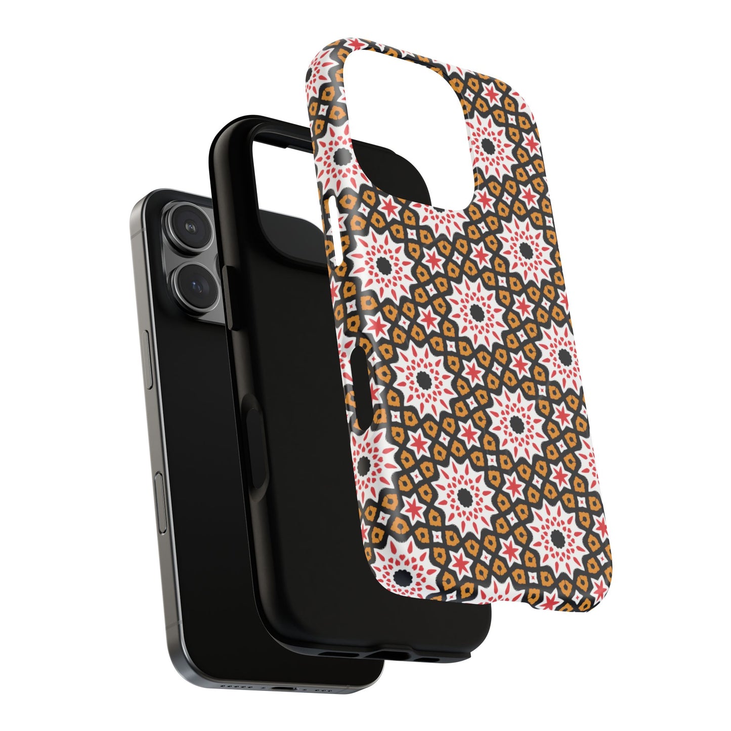 Bohemian Patterned Tough Magnetic Cases, Unique Phone Protection, Stylish Phone Cover, Gift for Trendsetters, Vibrant Designs