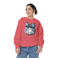 Polka Dot Pumpkin Charm Unisex Garment-Dyed Sweatshirt