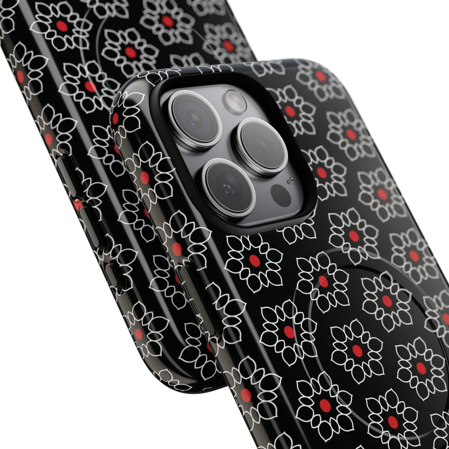 Floral Power Magnetic Tough iPhone Cover | Tough iPhone Cover, Floral Design, Custom iPhone Accessory, Gift for Her, iPhone Case
