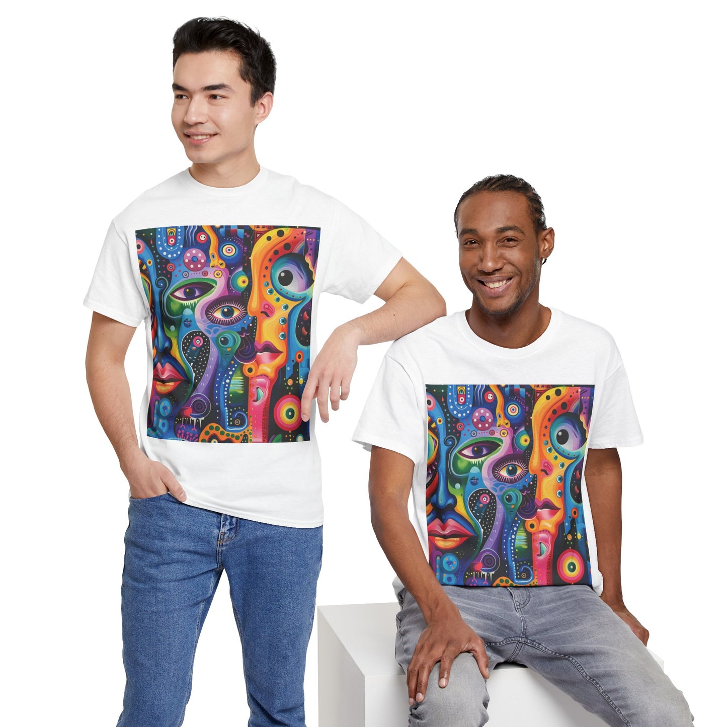 Psychedelic Visions Unisex Heavy Cotton Tee