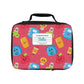 Personalized Kawaii Composition Book Inspired Colorful Kids Lunch Bag for School, Snack Bag, Lunch Tote, Lunchbox, Kids' Bag with Fun Back to School Design