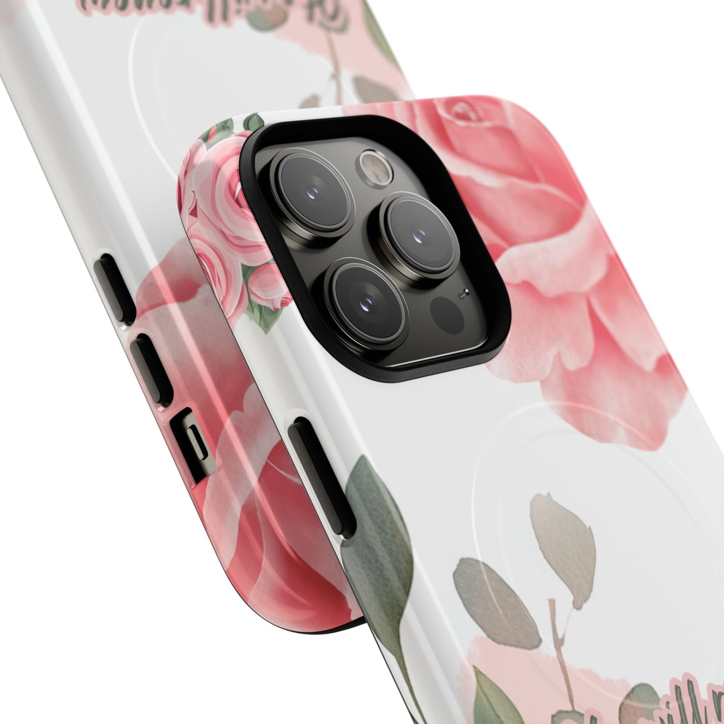 You will Renew your Strength Isaiah 40:11, Inspirational Gift, Tough iPhone Magnetic Case Scripture, Floral Bible Verse, MagSafe® iPhone®, iPhone 14, iPhone 15, iPhone 16, Pro, Pro Max, Plus.