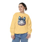 Polka Dot Pumpkin Charm Unisex Garment-Dyed Sweatshirt