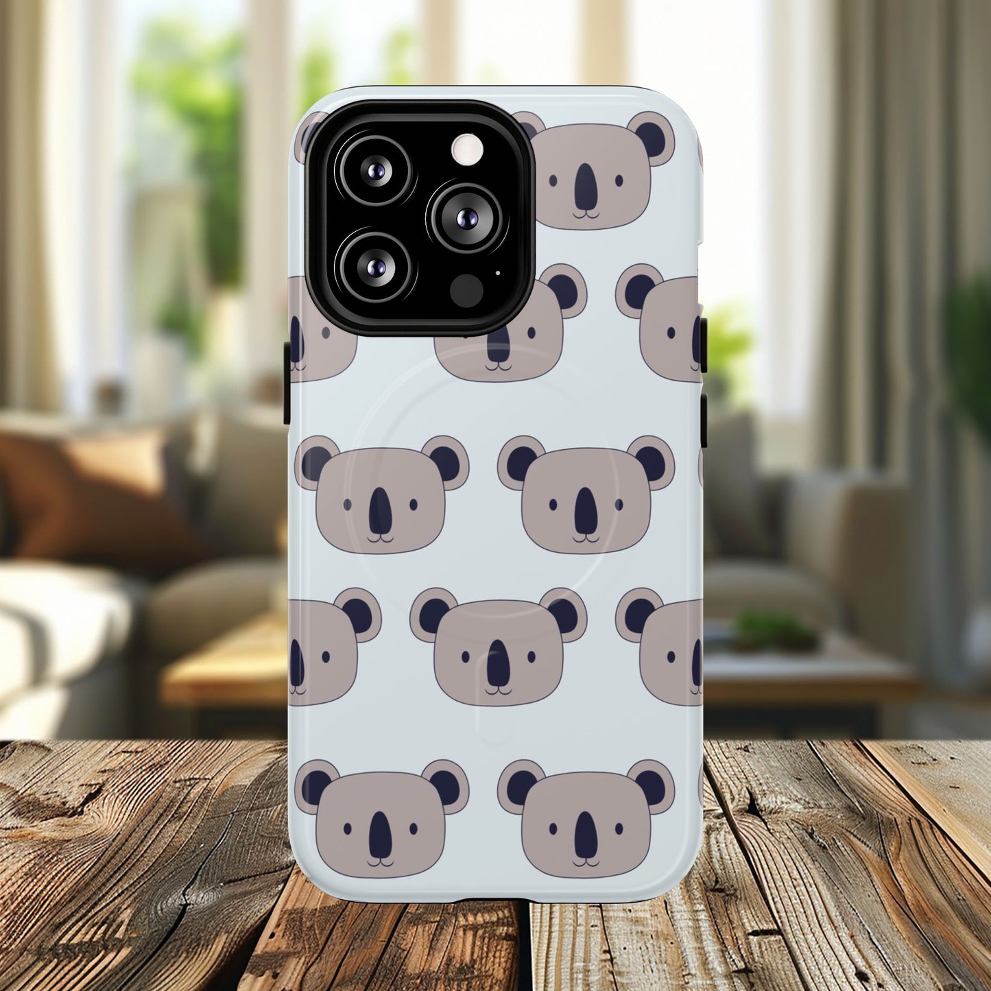 Cute Koala iPhone Case, Tough Magnetic iPhone Cases, Funny Animal Cases, Unique Gifts for Animal Lovers, Cute Phone Accessories, Birthday Gift
