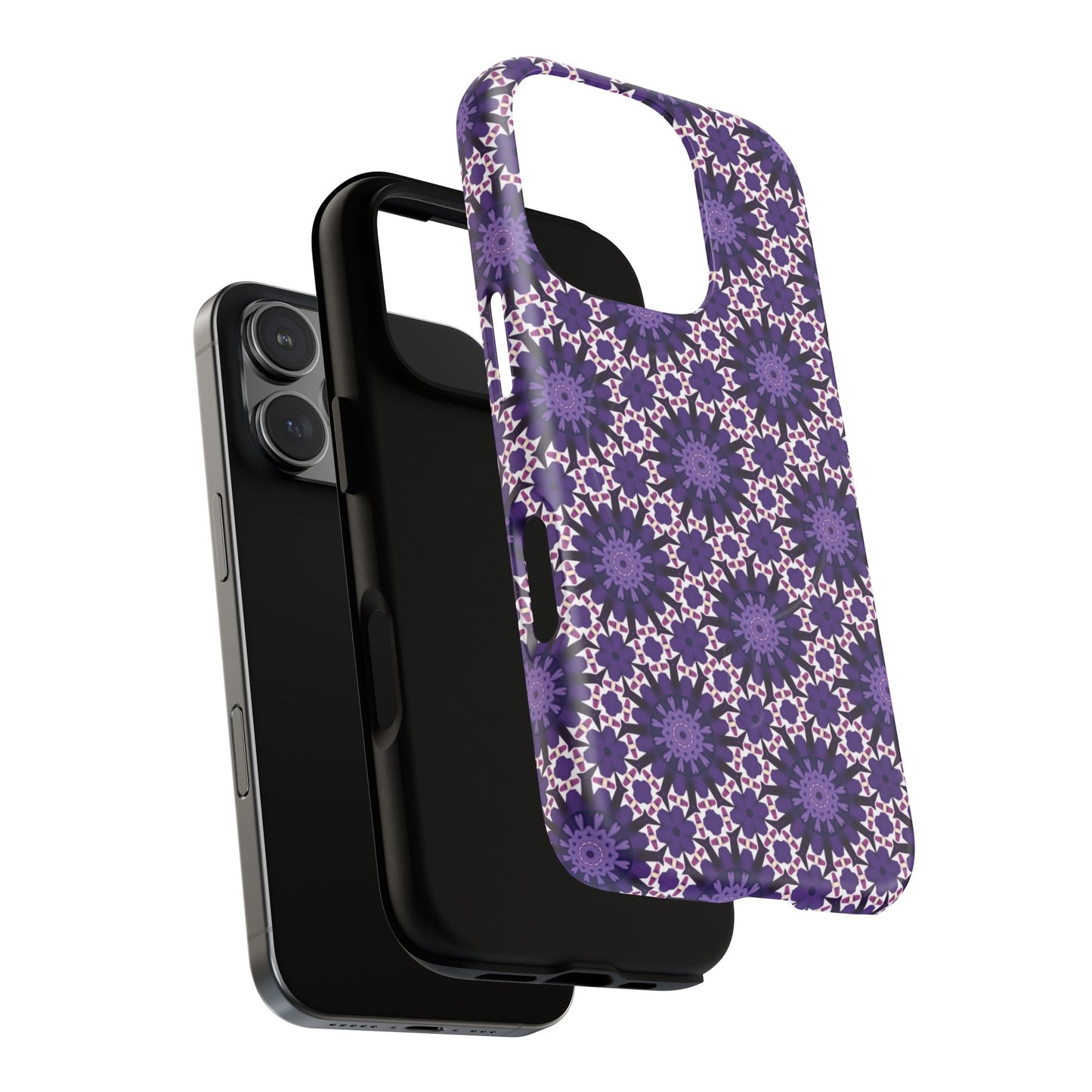 Twilight Petal Mirage Magnetic iPhone Cases, Unique Floral Designs, Tough Protection, Gift for Her, iPhone Accessories, Custom Cases