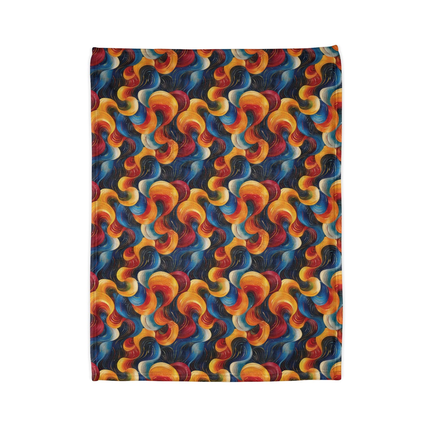 Cosmic Swirl Soft Minky Blanket