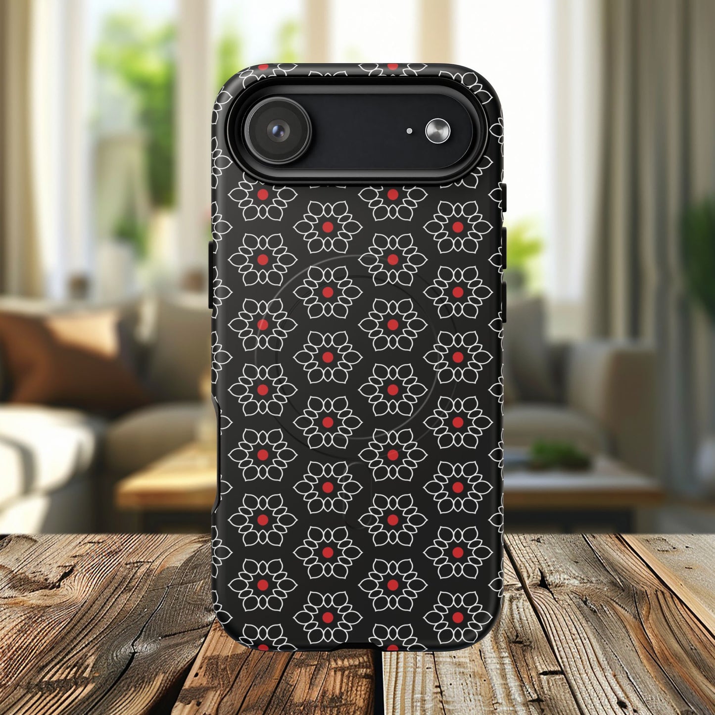 Floral Power Magnetic Tough iPhone Cover | Tough iPhone Cover, Floral Design, Custom iPhone Accessory, Gift for Her, iPhone Case