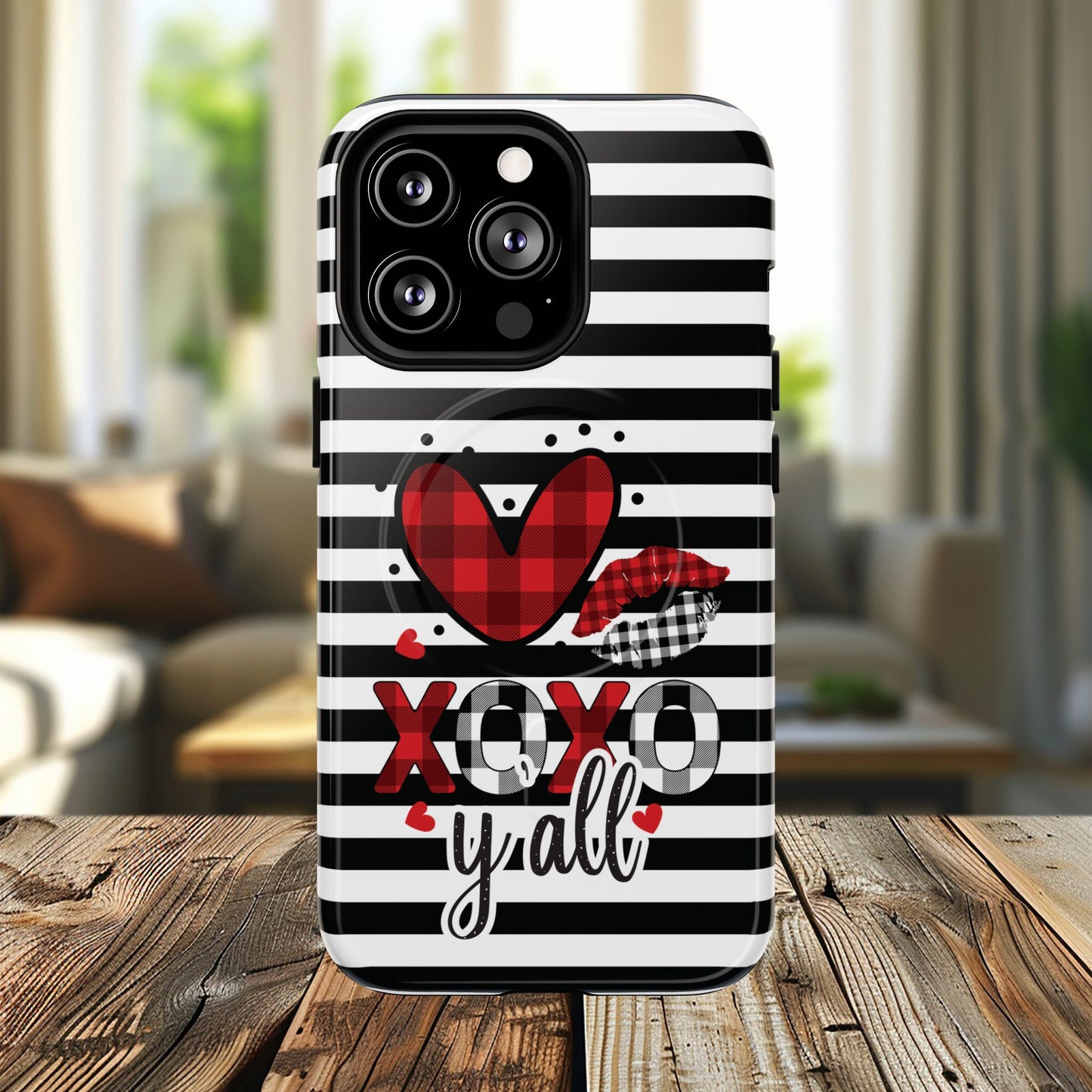 Stylish Tough Magnetic Phone Cases, Trendy Gifts for Her, Holiday Accessories, Floral Design, Cute Phone Protection