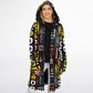Geometric Harmony Unisex Zipper Cloak - AOP